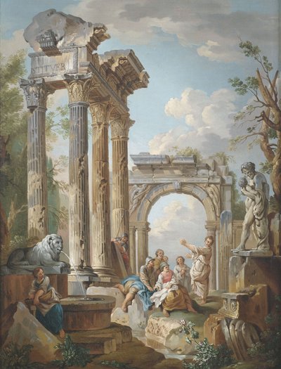 Predica di un apostolo tra le rovine romane da Giovanni Paolo Pannini